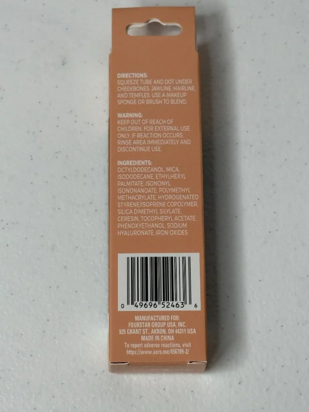 B Pure Glow Up Contour Medium Dark Liquid Contour Hyaluronic Acid